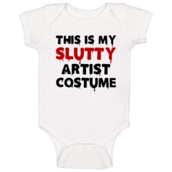 Artist Slutty Costume Halloween Occupation Baby One Piece Artist Slutty Costume Halloween Occupation Baby One Piece