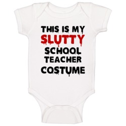 School Teacher Slutty Costume Halloween Occupation Baby One Piece School Teacher Slutty Costume Halloween Occupation Baby One Piece