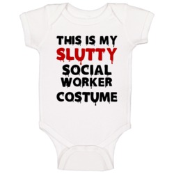 Social Worker Slutty Costume Halloween Occupation Baby One Piece Social Worker Slutty Costume Halloween Occupation Baby One Piece
