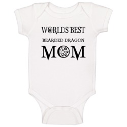 Bearded Dragon Worlds Best Mom Animal Baby One Piece Bearded Dragon Worlds Best Mom Animal Baby One Piece