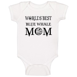 Blue Whale Worlds Best Mom Animal Baby One Piece Blue Whale Worlds Best Mom Animal Baby One Piece