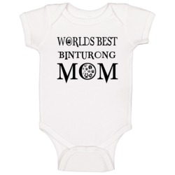 Binturong Worlds Best Mom Animal Baby One Piece Binturong Worlds Best Mom Animal Baby One Piece