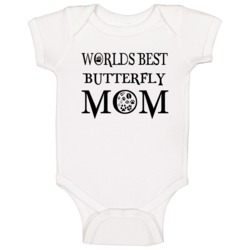 Butterfly Worlds Best Mom Animal Baby One Piece Butterfly Worlds Best Mom Animal Baby One Piece