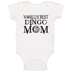 Dingo Worlds Best Mom Animal Baby One Piece Dingo Worlds Best Mom Animal Baby One Piece