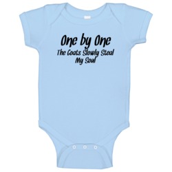 One By One Goats Steal My Soul Funny Animal Baby One Piece One By One Goats Steal My Soul Funny Animal Baby One Piece