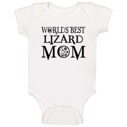 Lizard Worlds Best Mom Animal Baby One Piece Lizard Worlds Best Mom Animal Baby One Piece