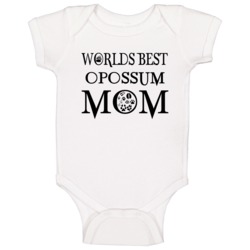 Opossum Worlds Best Mom Animal Baby One Piece Opossum Worlds Best Mom Animal Baby One Piece