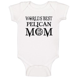 Pelican Worlds Best Mom Animal Baby One Piece Pelican Worlds Best Mom Animal Baby One Piece
