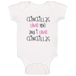 Chinchillas Love Me Cute Funny Zoo Animals Baby One Piece Chinchillas Love Me Cute Funny Zoo Animals Baby One Piece