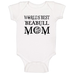 Beabull Worlds Best Mom Baby One Piece Beabull Worlds Best Mom Baby One Piece