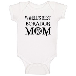 Borador Worlds Best Mom Baby One Piece Borador Worlds Best Mom Baby One Piece