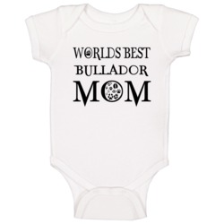 Bullador Worlds Best Mom Baby One Piece Bullador Worlds Best Mom Baby One Piece