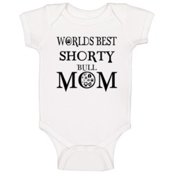 Shorty Bull Worlds Best Mom Baby One Piece Shorty Bull Worlds Best Mom Baby One Piece