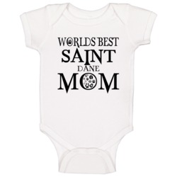 Saint Dane Worlds Best Mom Baby One Piece Saint Dane Worlds Best Mom Baby One Piece