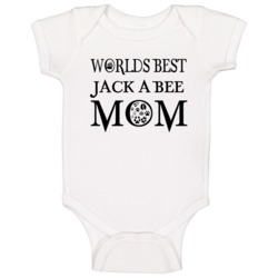 Jack-a-bee Worlds Best Mom Baby One Piece Jack-a-bee Worlds Best Mom Baby One Piece