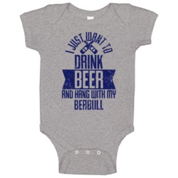 Beabull I Just Want To Drink Beer With My Pet Lover Men's Baby One Pi Beabull I Just Want To Drink Beer With My Pet Lover Men's Baby One Pi
