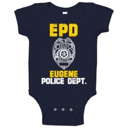 Eugene Police Department Epd Officer Inspired Custom City Unisex Baby Eugene Police Department Epd Officer Inspired Custom City Unisex Baby