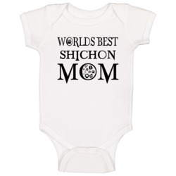 Shichon Worlds Best Mom Baby One Piece Shichon Worlds Best Mom Baby One Piece