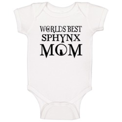 Sphynx Worlds Best Mom Cat T Shirts Baby One Piece Sphynx Worlds Best Mom Cat T Shirts Baby One Piece
