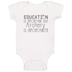 Archery Education Is Important Sports Baby One Piece Archery Education Is Important Sports Baby One Piece