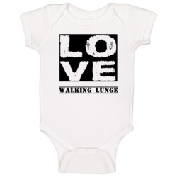 Walking Lunge Love Sports Baby One Piece Walking Lunge Love Sports Baby One Piece
