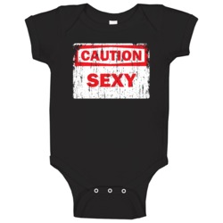 Sexy Caution Adjective Distressed Baby One Piece Sexy Caution Adjective Distressed Baby One Piece