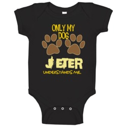 Jeter Only My Dog Affenpinscher Understands Me Baby One Piece Jeter Only My Dog Affenpinscher Understands Me Baby One Piece
