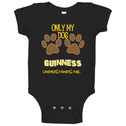 Guinness Only My Dog Affenpinscher Understands Me Baby One Piece Guinness Only My Dog Affenpinscher Understands Me Baby One Piece