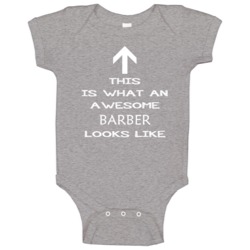 Barber Looks Like Arrow Simple Baby One Piece Barber Looks Like Arrow Simple Baby One Piece