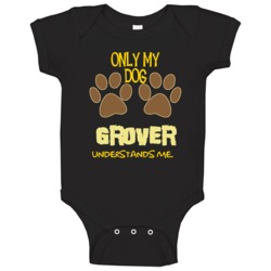 Grover Only My Dog Affenpinscher Understands Me Baby One Piece Grover Only My Dog Affenpinscher Understands Me Baby One Piece