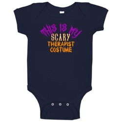 This Is My Scary Therapist Costume Funny Halloween Baby One Piece This Is My Scary Therapist Costume Funny Halloween Baby One Piece