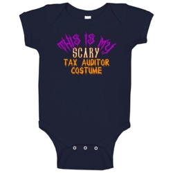 This Is My Scary Tax Auditor Costume Funny Halloween Baby One Piece This Is My Scary Tax Auditor Costume Funny Halloween Baby One Piece