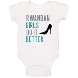 Rwandan Girls Do It Better Nationality Baby One Piece Rwandan Girls Do It Better Nationality Baby One Piece