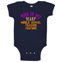 This Is My Scary Middle School Teacher Costume Funny Halloween Baby On This Is My Scary Middle School Teacher Costume Funny Halloween Baby On
