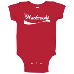 Wachowski Enjoy Cola Parody Custom Name Baby One Piece Wachowski Enjoy Cola Parody Custom Name Baby One Piece