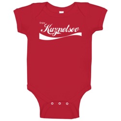 Kuznetsov Enjoy Cola Parody Custom Name Baby One Piece Kuznetsov Enjoy Cola Parody Custom Name Baby One Piece