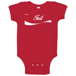 Feit Enjoy Cola Parody Custom Name Baby One Piece Feit Enjoy Cola Parody Custom Name Baby One Piece