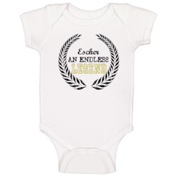 Escher An Endless Legend Trending Last Name Baby One Piece Escher An Endless Legend Trending Last Name Baby One Piece