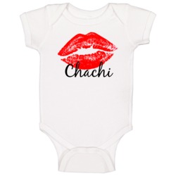 Chachi Personalized Name Lips Kiss Love Essential Baby One Piece Chachi Personalized Name Lips Kiss Love Essential Baby One Piece