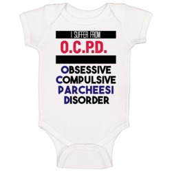 Ocpd Obsessive Parcheesi Disorder Favorite Sport Baby One Piece Ocpd Obsessive Parcheesi Disorder Favorite Sport Baby One Piece