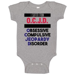 Ocjd Obsessive Jeopardy Disorder Favorite Sport Baby One Piece Ocjd Obsessive Jeopardy Disorder Favorite Sport Baby One Piece