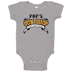 Pop Gun Shop Weapon Ammo Vengeance Firearm Baby One Piece Pop Gun Shop Weapon Ammo Vengeance Firearm Baby One Piece