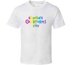 Charlie's Colorforms City Netflix Original Series Fan T Shirt Charlie's Colorforms City Netflix Original Series Fan T Shirt