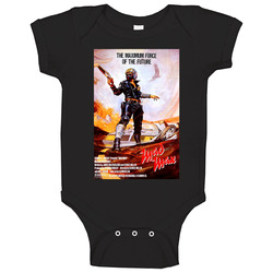 Mad MaxÂ cool 70's Vintage Classic Action Movie  Fan Baby One Piece