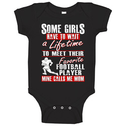 My Son is My Favorite Player Football Mom Shirt - Gift for Mom Baby One Piece My Son is My Favorite Player Football Mom Shirt - Gift for Mom Baby One Piece