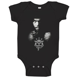 Pacman 7 Hitam Baby One Piece