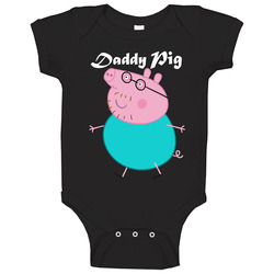 Daddy Pig Tee Baby One Piece