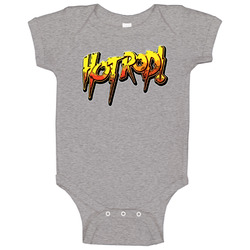 Rowdy Roddy Piper Hot Rod Wrestling Red Ringer Baby One Piece