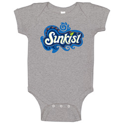 Sunkist Orange Pop Soda Drink Junk Food Baby One Piece Sunkist Orange Pop Soda Drink Junk Food Baby One Piece