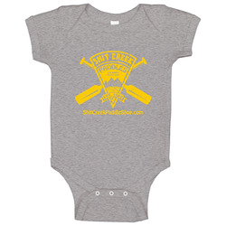 Distressed Shit Creek Paddles Baby One Piece Distressed Shit Creek Paddles Baby One Piece